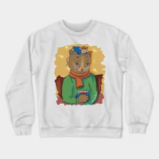 Cat and mouse Crewneck Sweatshirt